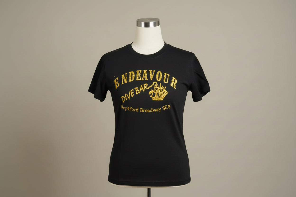 Endeavour Dive Bar Gold Glitter
