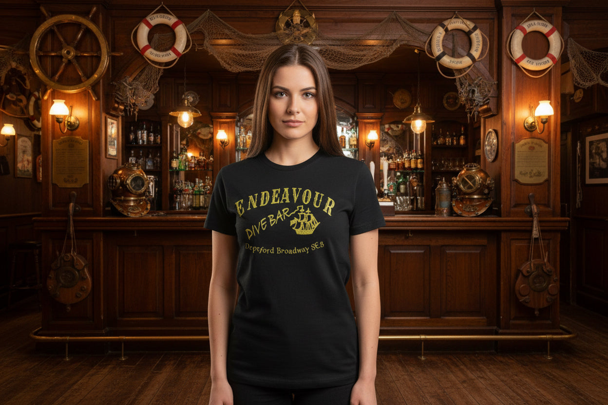 Endeavour Dive Bar Gold Glitter