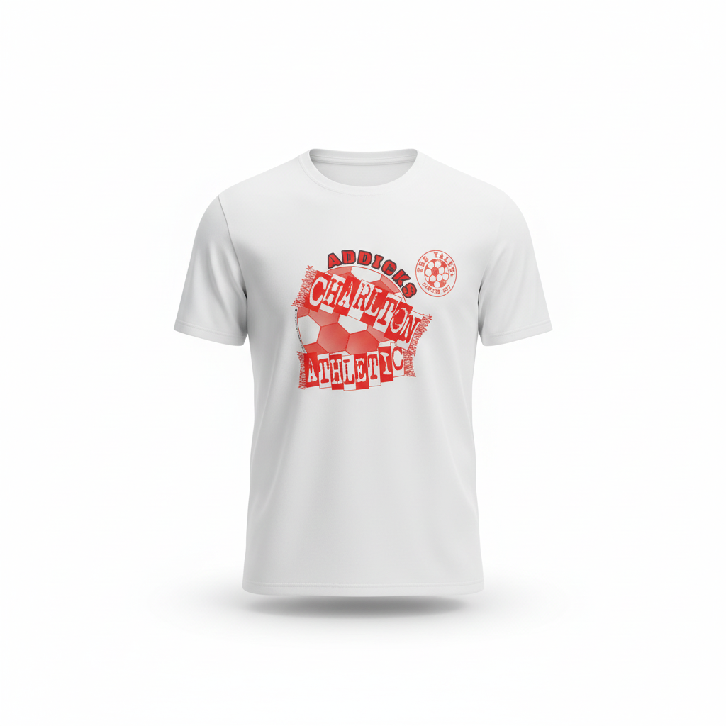 Football Themed Fan T Shirts ~ Charlton Athletic